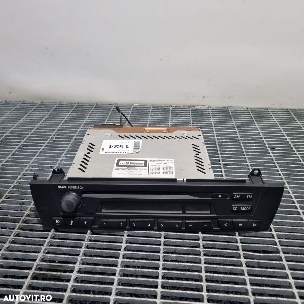 Cd player BMW X3 E83 Facelift 2006 - 2010 (1524) A2C53219122 - 1