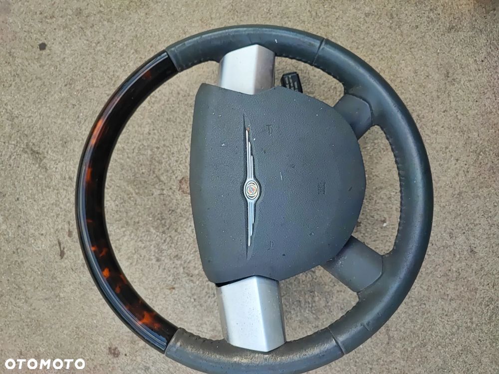 CHRYSLER SEBRING 7-11 KIEROWNICA SKORA DREWNO AIRB - 1