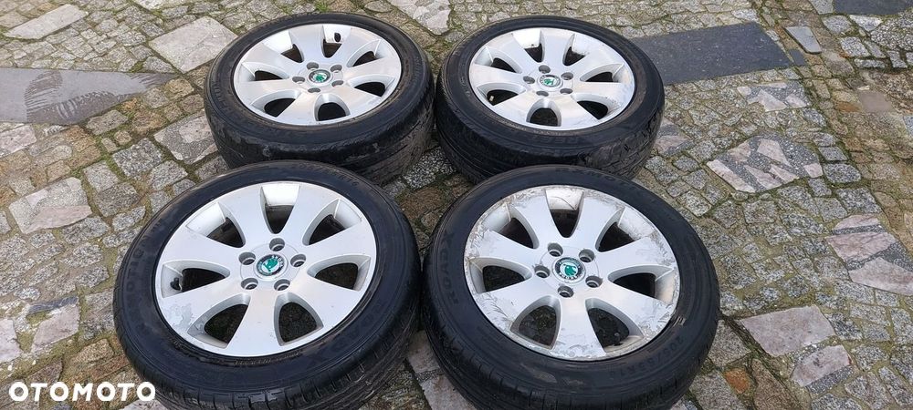 KOŁA FELGI SKODA VW AUDI 5X112 205/55 R16 ET45 - 3