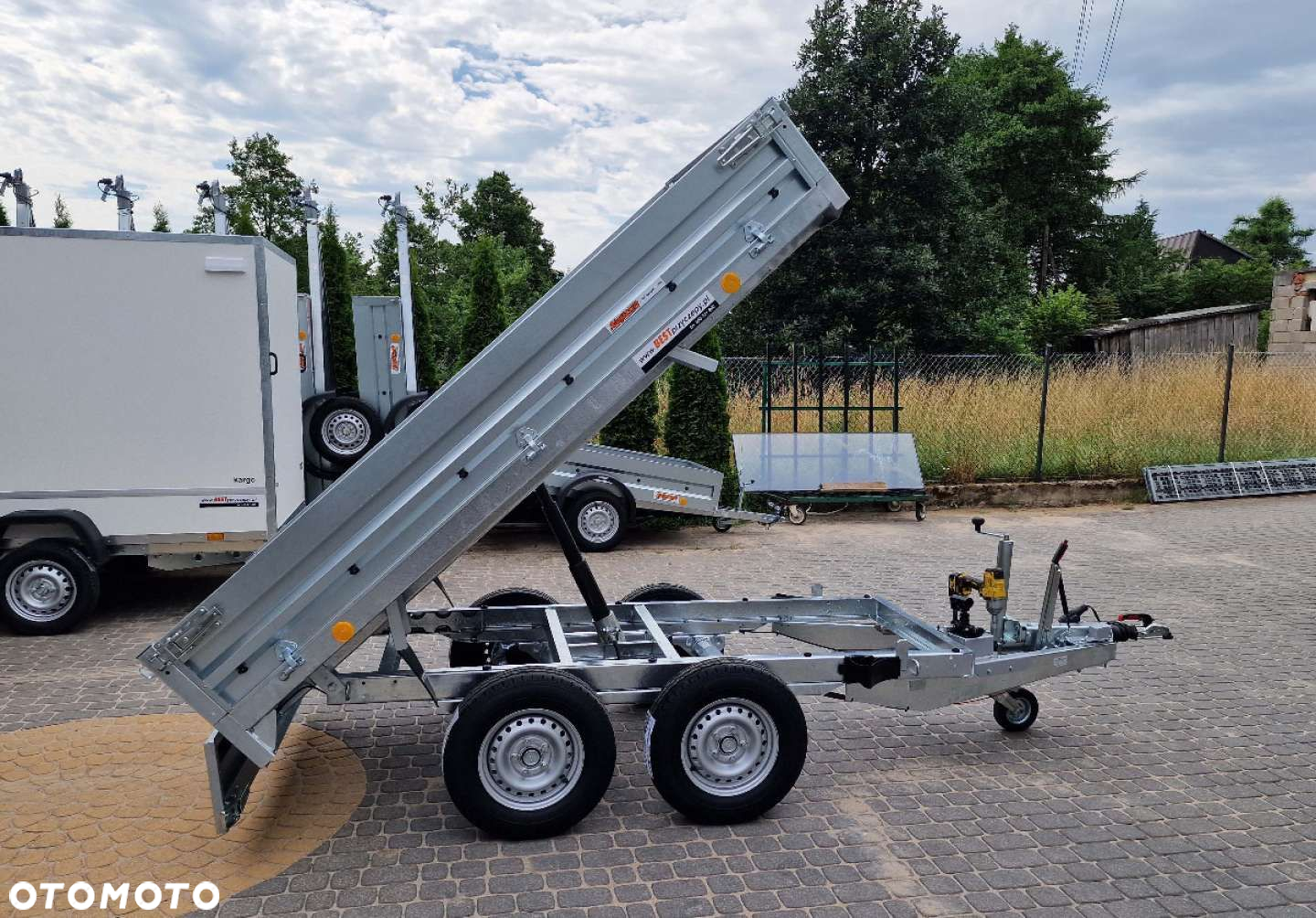 Neptun Neptun Kipper 2 przyczepa dwuosiowa 256 x 148 cm DMC 2 ,7T - 14