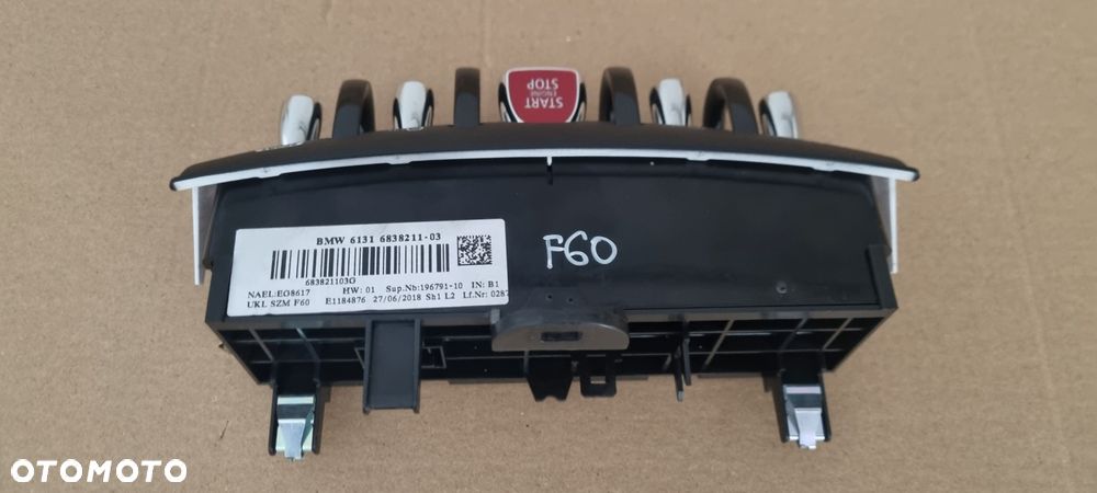 BMW COOPER COUNTRYMAN F60 2017- Przełączniki Panel Start Stop Oryginał - 6