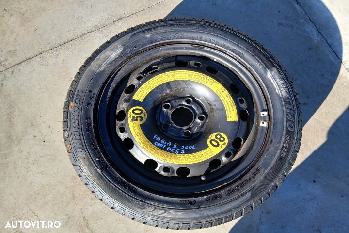 Roata de rezerva R15 6Q0601027M 195/55 R15 6JX15H2 ET43 6Q0601027M 19 - 1