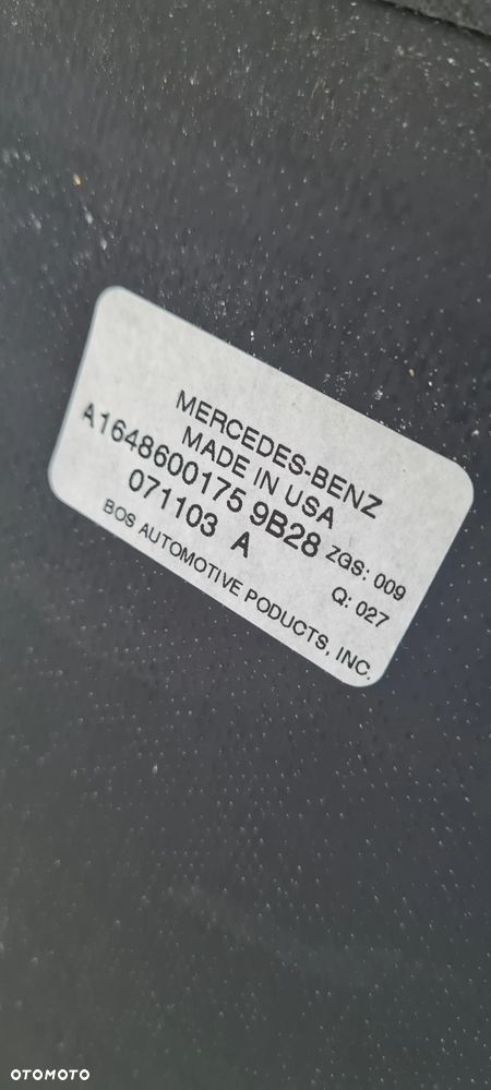 Mercedes ML W164 Roleta Bagażnika - 5