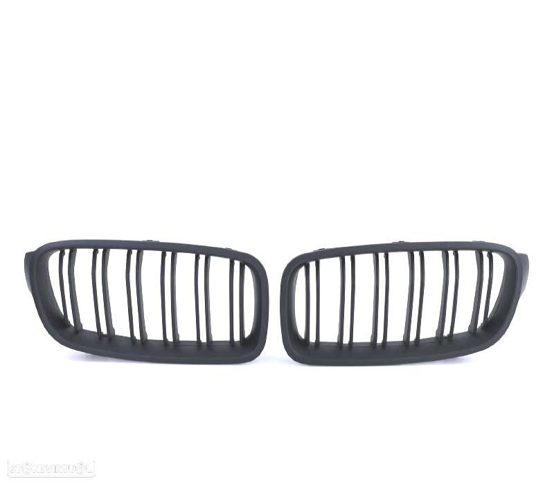 GRELHA FRONTAL BMW F30 F31 LOOK M3 PRETO FOSCO - 2