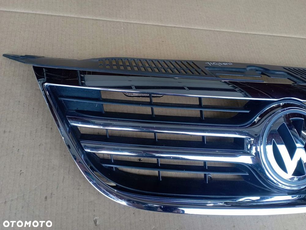 VW TIGUAN I 5N GRILL ATRAPA ZDERZAKA PRZÓD 5N0853653A - 2