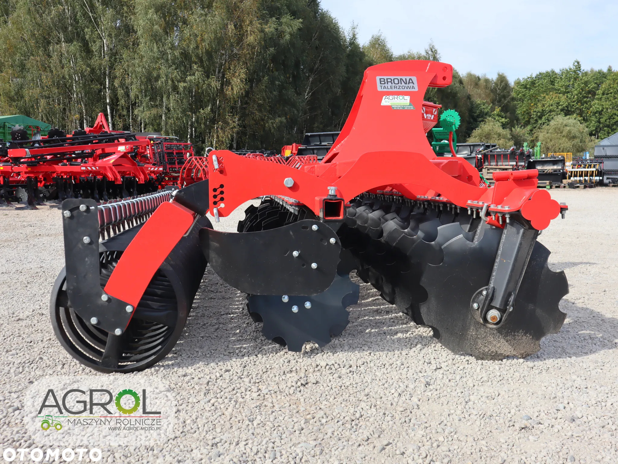 Brona talerzowa Euro-Masz 3m talerzówka; rura, daszek; Agro-Factory - 6