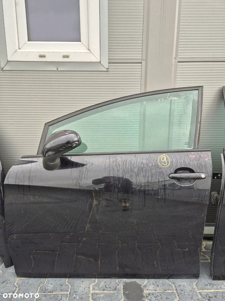 SEAT LEON II DRZWI / KLAPA / BŁOTNIK / ZDERZAK 05-12r CZARNY / SREBRNY - 24