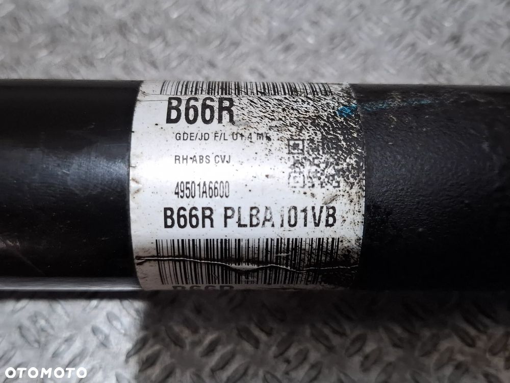 Półoś prawa przód długa KIA Ceed II 2017 rok 1,0 T nr 49501-A6600 - 2