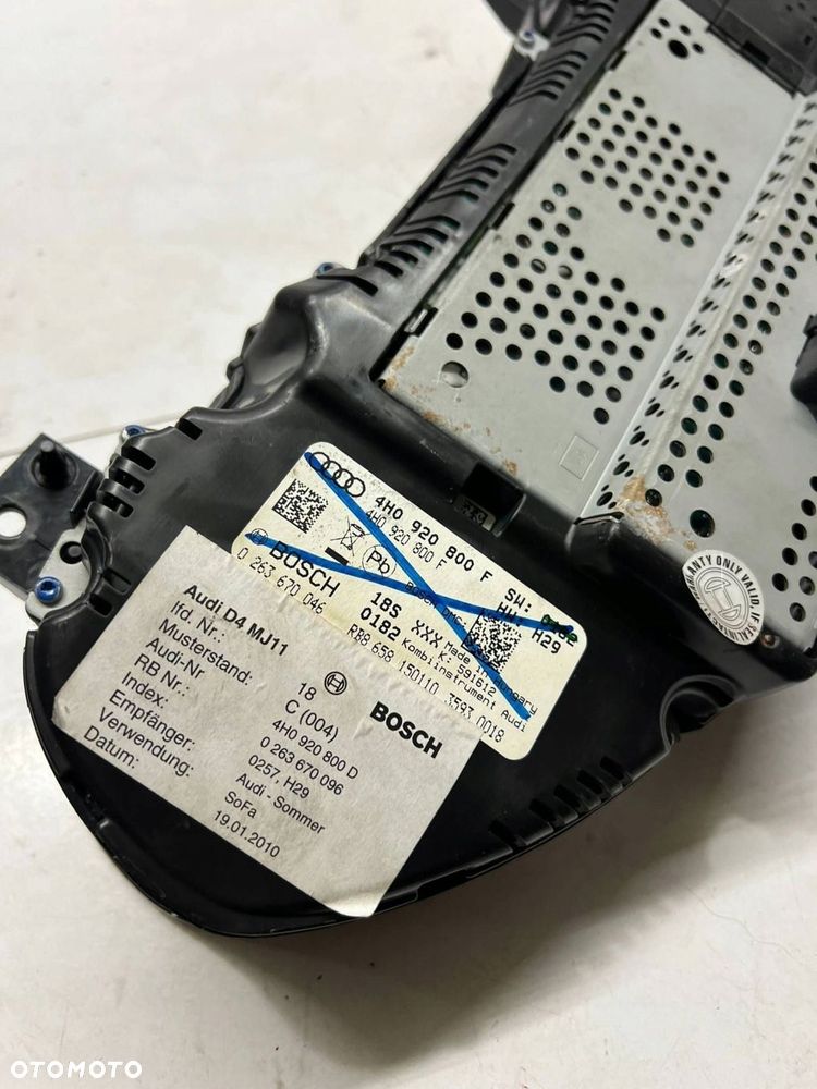 4H0 920 800 F Licznik 4.2 TDI Audi A8 S8 D4 4H - 4