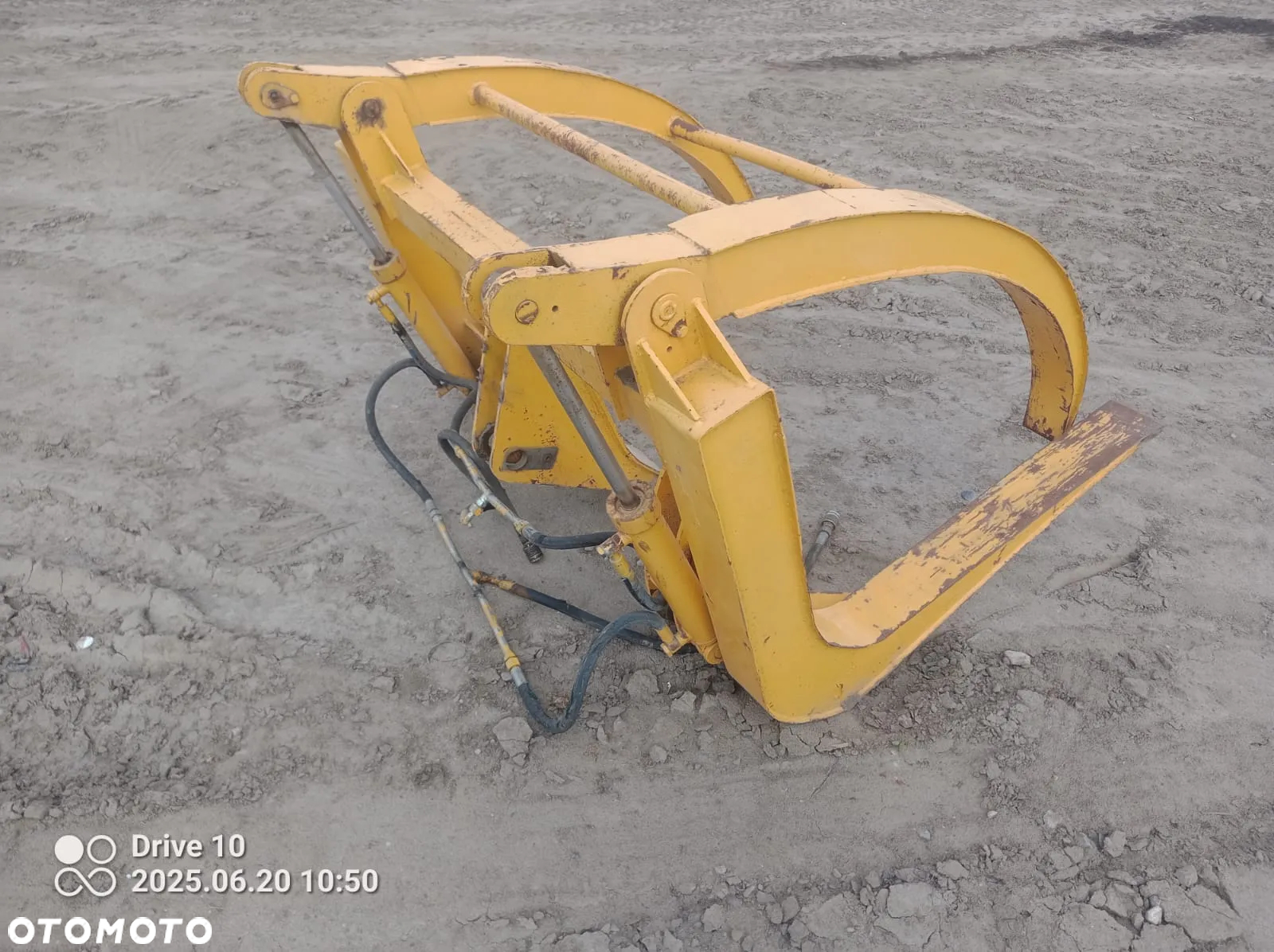 Chwytak do drewna widły do ładowarki teleskopowej CAT MANITOU MERLO VOLVO - 3