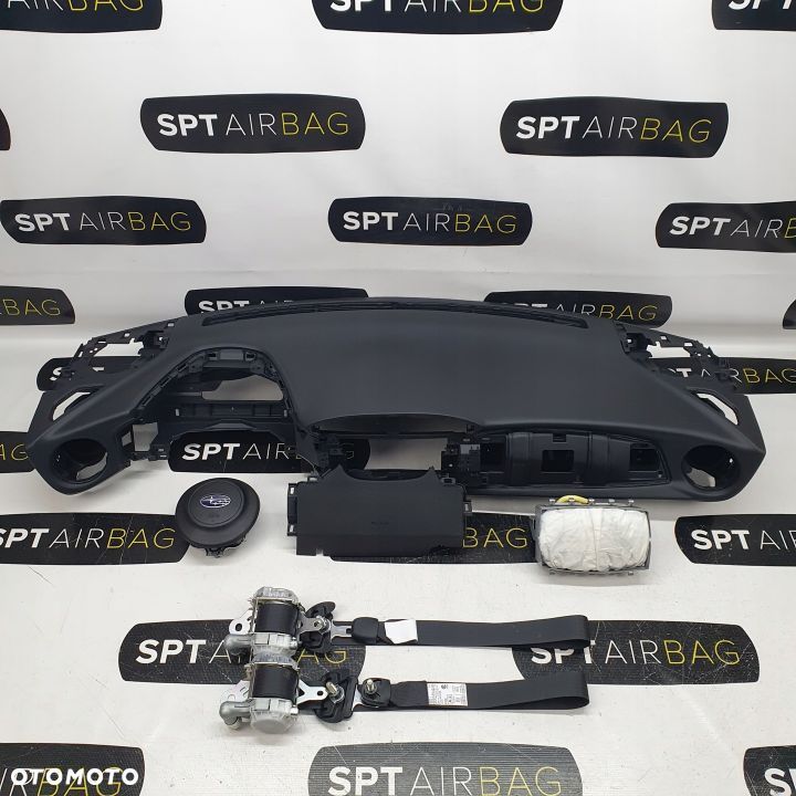SUBARU BRZ DESKA ROZDZIELCZA KONSOLA KOKPIT PULPIT PODUSZKI AIRBAG AIR BAG PASY KIT SET - 1