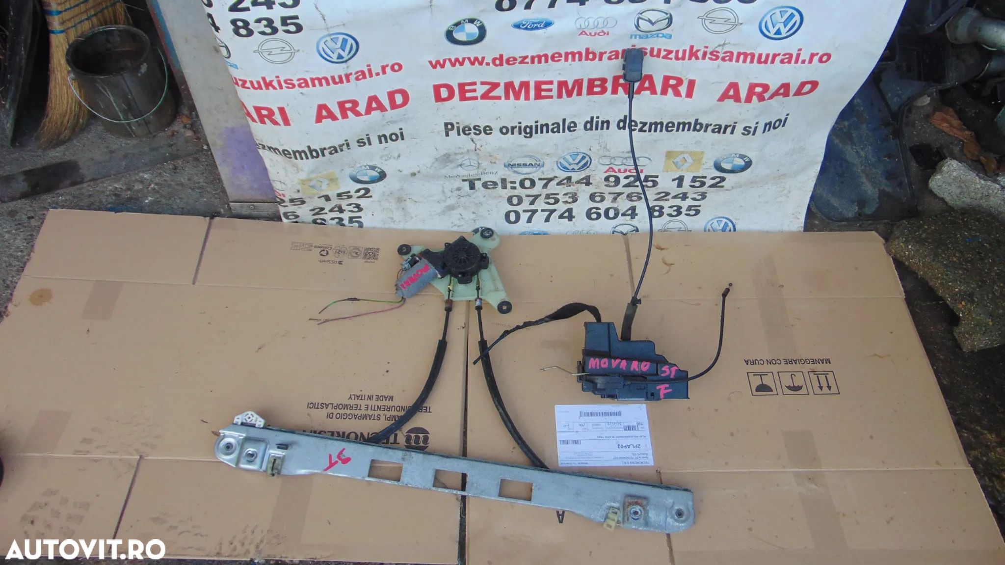 Macara geam Renault Master 2010-2020 macarale geamuri electrice stanga dreapta Opel Movano dezmembr - 1