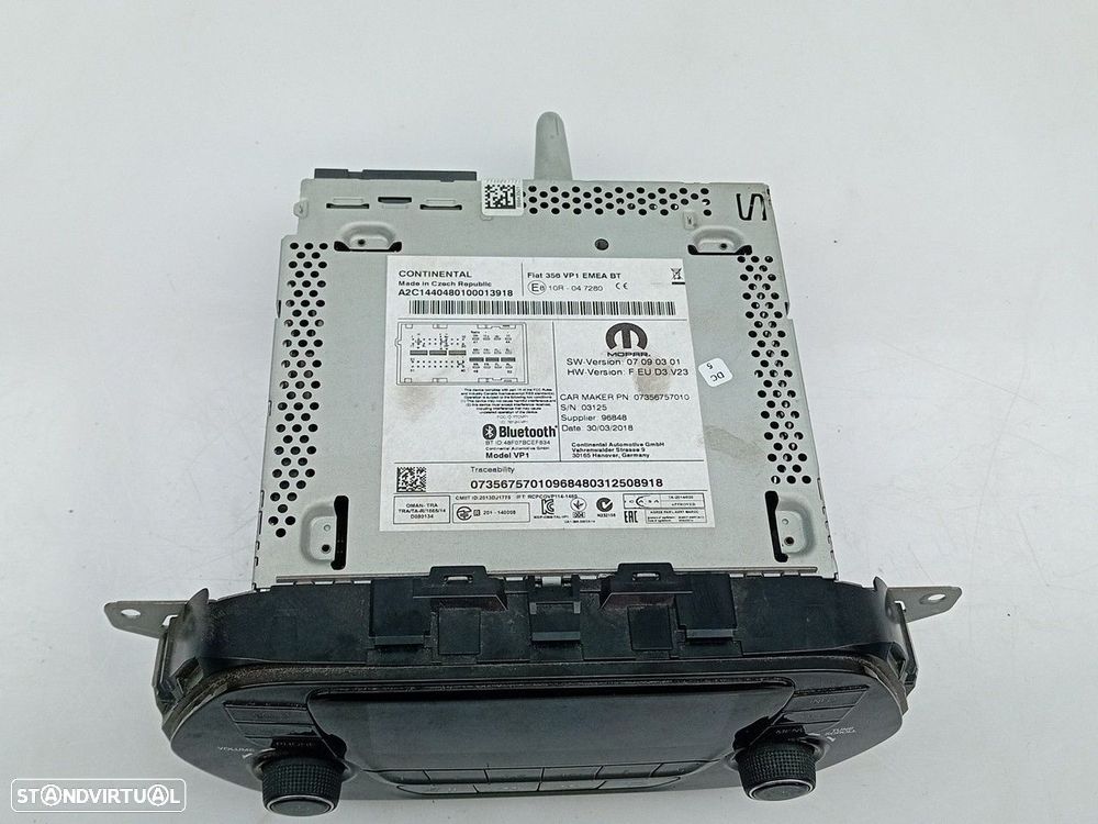 Display / ecrã de informações FIAT Tipo Sedan (356_) - 3