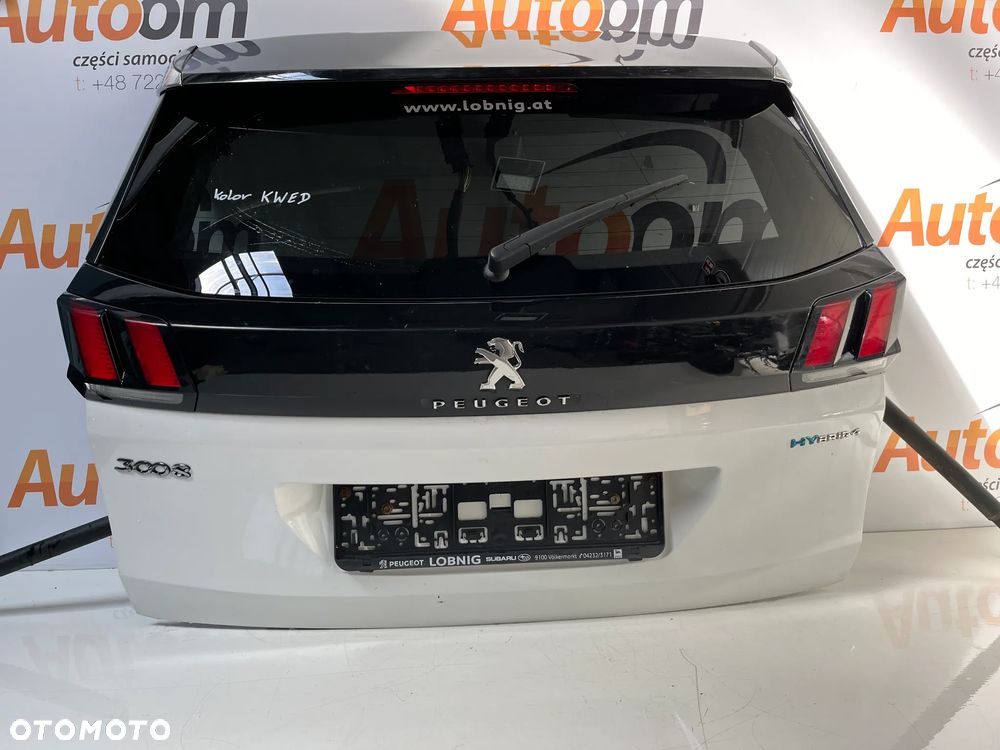 KLAPA BAGAŻNIKA TYLNA TYŁ PEUGEOT 3008 II KWED 20ROK - 2