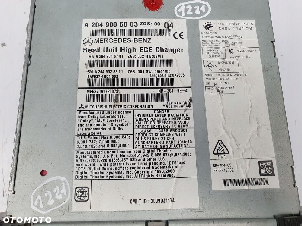 RADIO CD RADIOODTWARZACZ Nawigacja Navi Renault Clio IV 281159138R ekran - 13