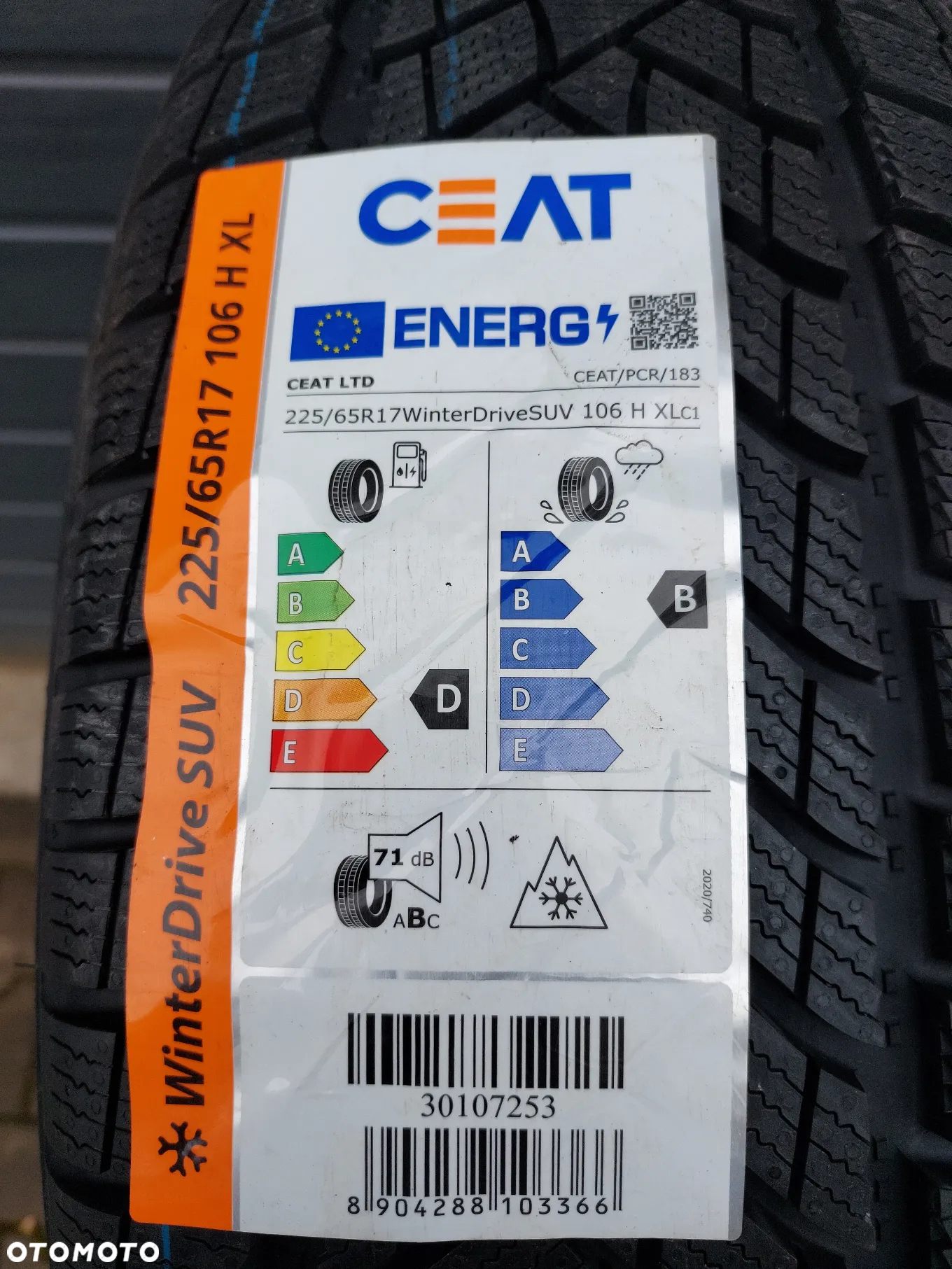 225/65 R17 OPONY ZIMOWE CEAT WINTER DRIVE SUV DOT24 - 3