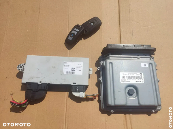 BMW F10 F11 2.0D KOMPUTER SILNIKA MODUŁ CAS ZESTAW STARTOWY 8513242 9257038