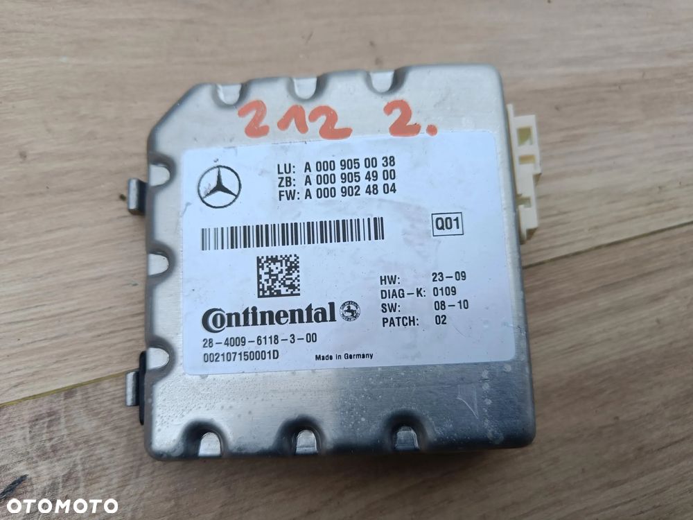 MERCEDES W204 W207 W212 KAMERA SZYBY A0009050038 - 1