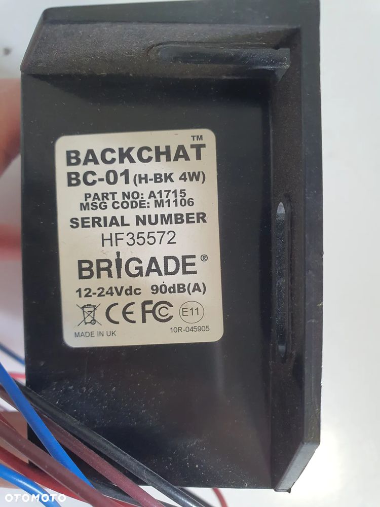 Sygnał dźwiękowy, sygnalizator cofania, Backchat BC-01, HF35572 - 4