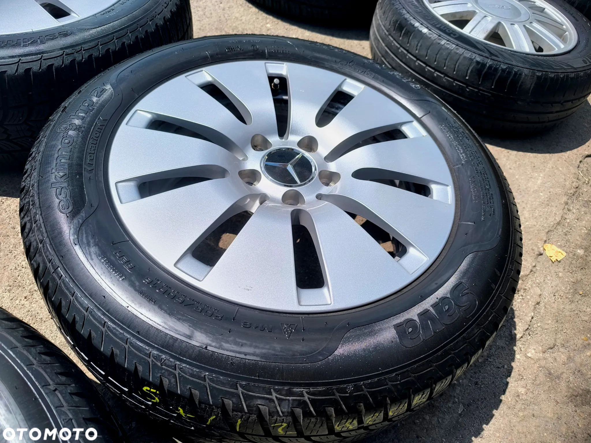5x112 Alufelgi Felgi Aluminiowe Koła zimowe Zima 16 Mercedes A Klasa W176  W177 A177 CLA A117 B Klasa W246 W247 VITO V-KLASA C Klasa W204 W205 205/60 Alu-Rad Legnica 5mm - 9