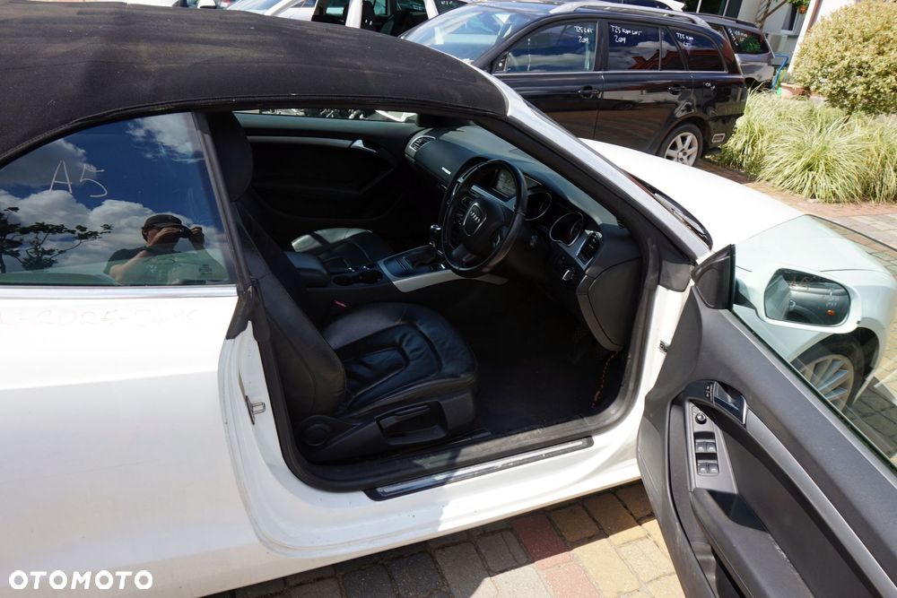 AUDI A5 I 8T CABRIO 2010 LY9C 1.8 TFSI CDHB 160KM LLV BIAŁY na części - 13