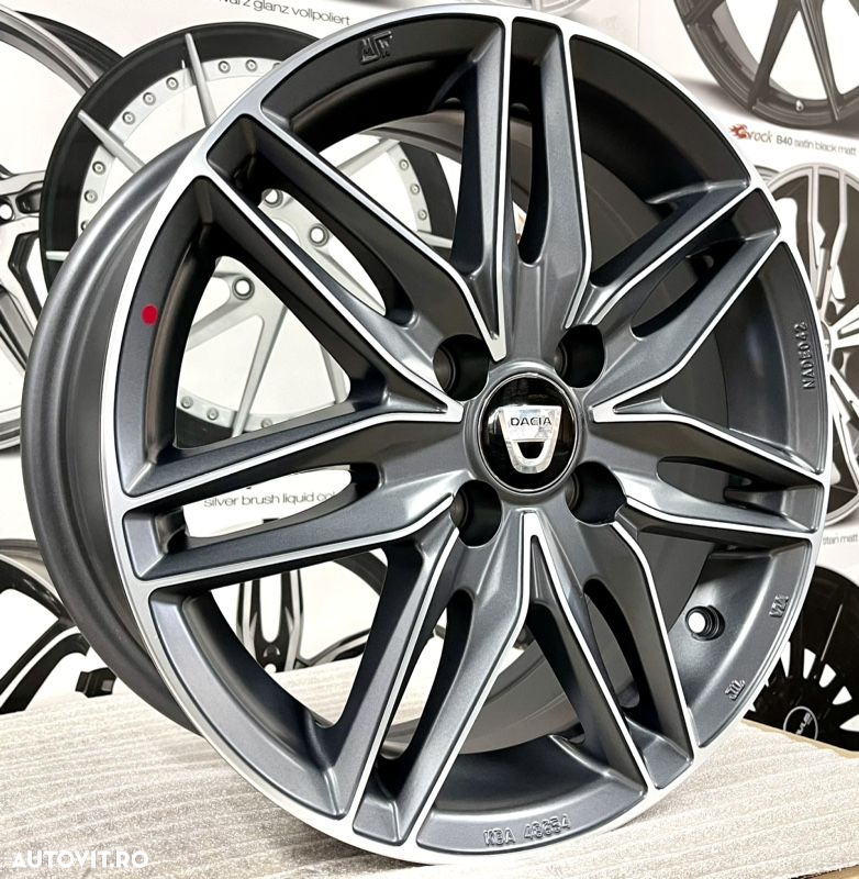 Jante Dacia Logan, Stepway, Sandero, Lodgy, Dokker, noi, 15 inch - 3