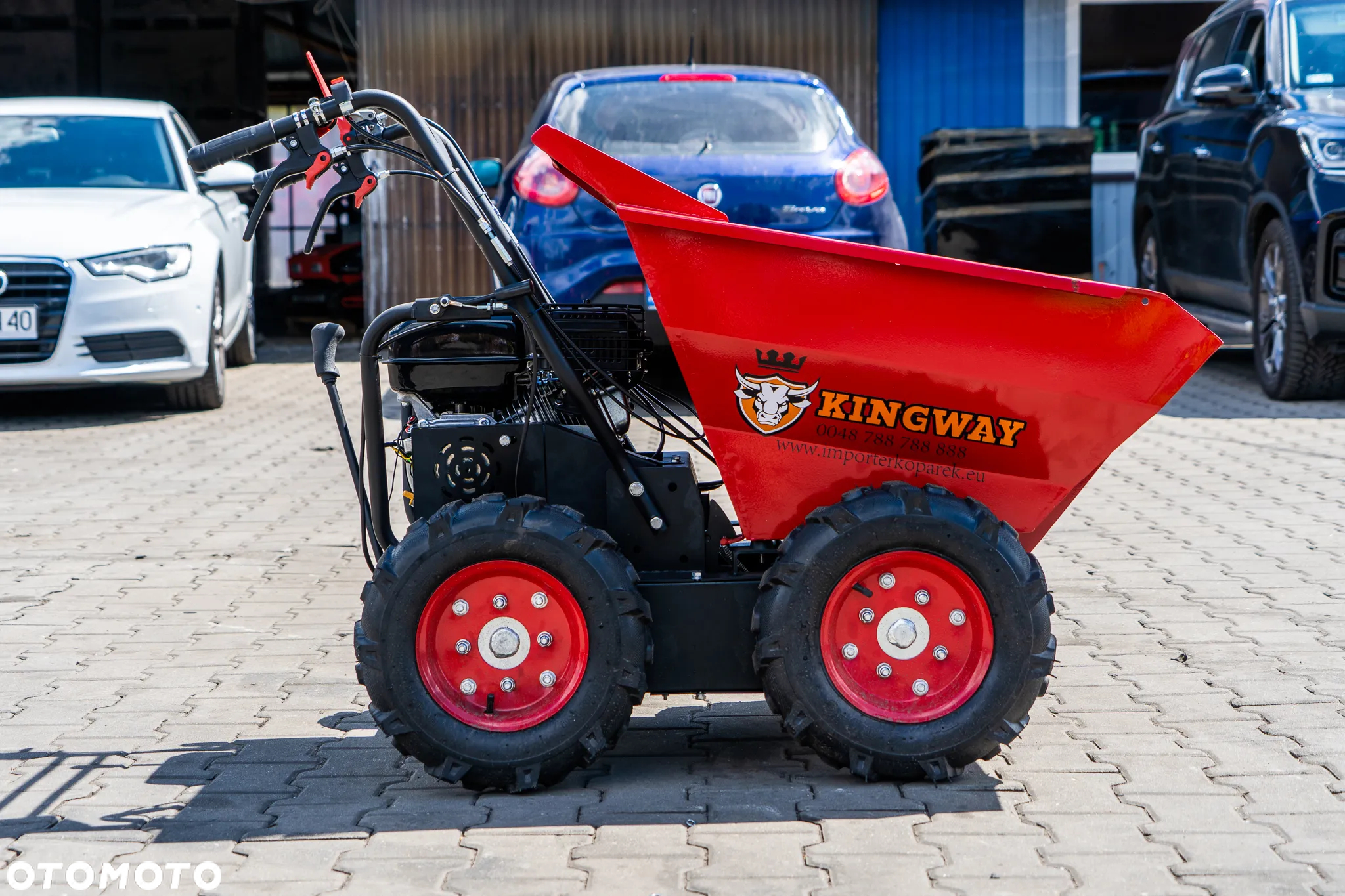 Kingway Taczka spalinowa W300 kołowa - 5