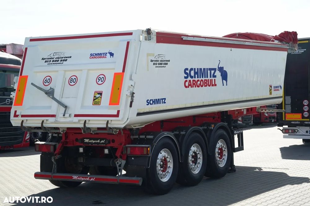 Schmitz Cargobull BASCULATOR SCHMITZ / 27 m3 / ALUMINIU / PUNCT DE RIDICARE / 5.300 KG / JANTE DIN ALIAJ - 5