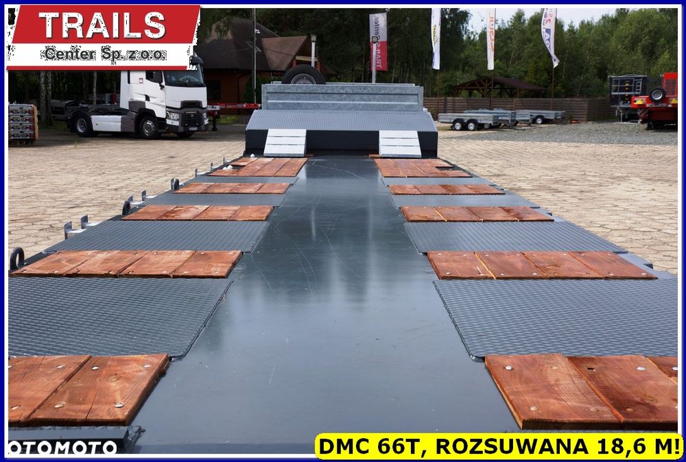 Inny Niska podłoga 4-osie, rozciągana dł. 18,60 m,  własne PTO, NAJAZDY HYDRAULICZNE. !!! - 26