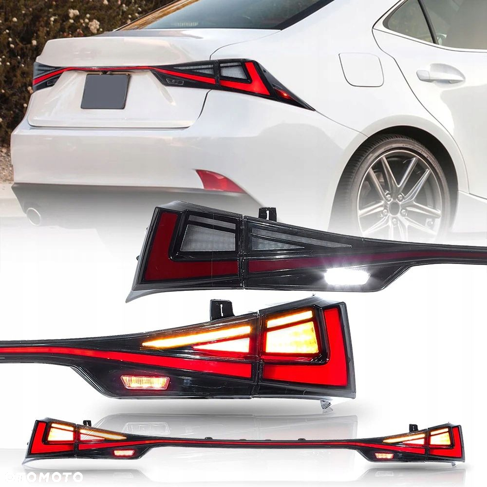 Lampy tyl ne blenda kpl Vland Full Led Neon Tuning Lexus IS III 3 2013-2020 - 2