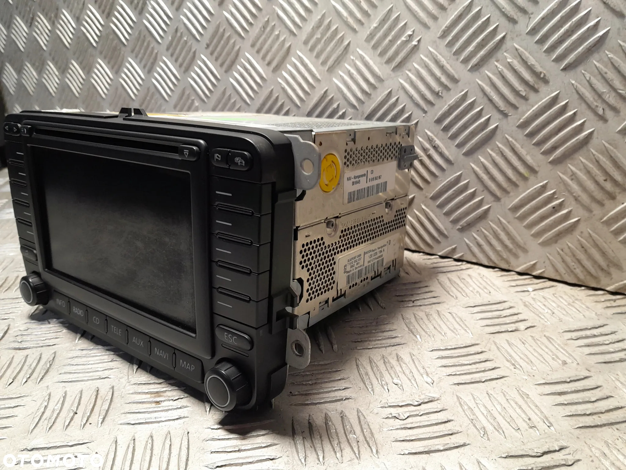 SKODA OCTAVIA II RADIO ODTWARZACZ CD 1Z0035194A - 6