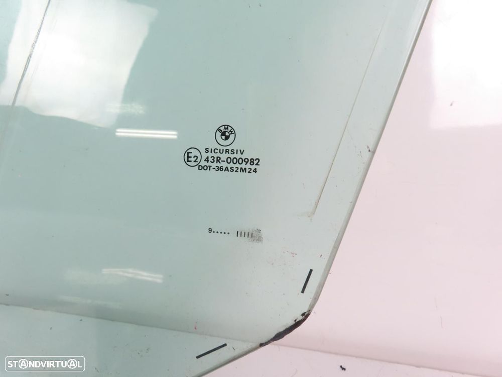 Vidro da porta Esquerdo/Frente Usado / Original BMW 5 (E39)/BMW 5 Touring (E39)... - 2