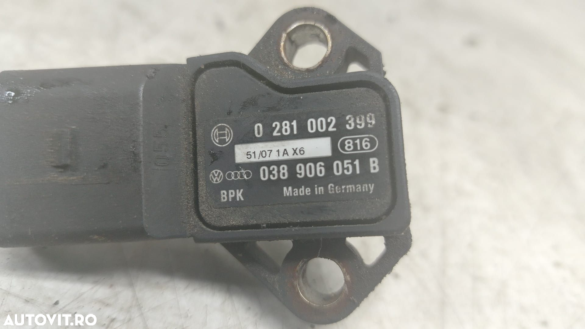 Senzor presiune galerie admisie 1.9 tdi 038906051b 0281002399 Audi A6 - 4