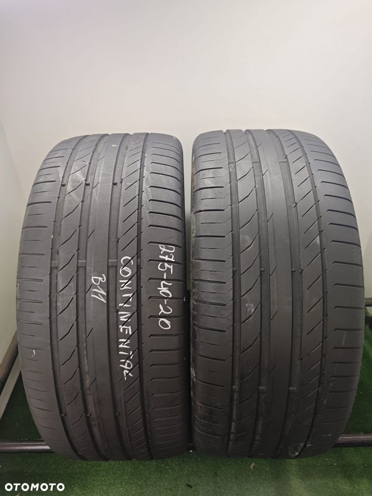 Opony 275 40 20 Continental ContiSportContact 2szt