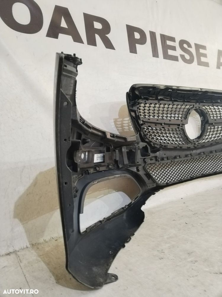 Bara fata Mercedes C-Class, W205, 2014, 2015, 2016, 2017, 2018, cod origine OE A2058800125, cu gauri pentru senzori de parcare (6). - 12