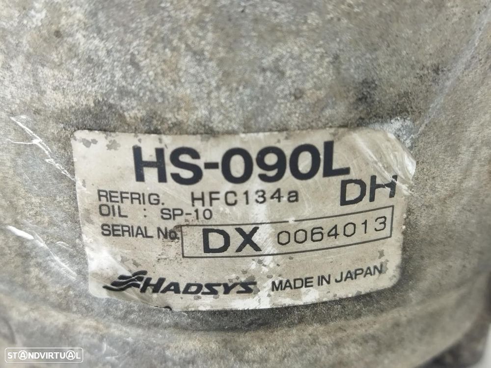 COMPRESSOR AR CONDICIONADO HONDA CIVIC VI HATCHBACK 1998 -HS090L - 3