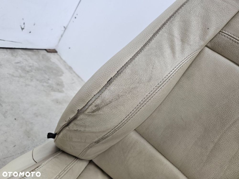 Fotele BMW E92 Coupe 04-12r. M-pakiet Sportseast kanapa tylna ANGLIK KOMPLET skóra beżowa CREMEBEIGE - 8