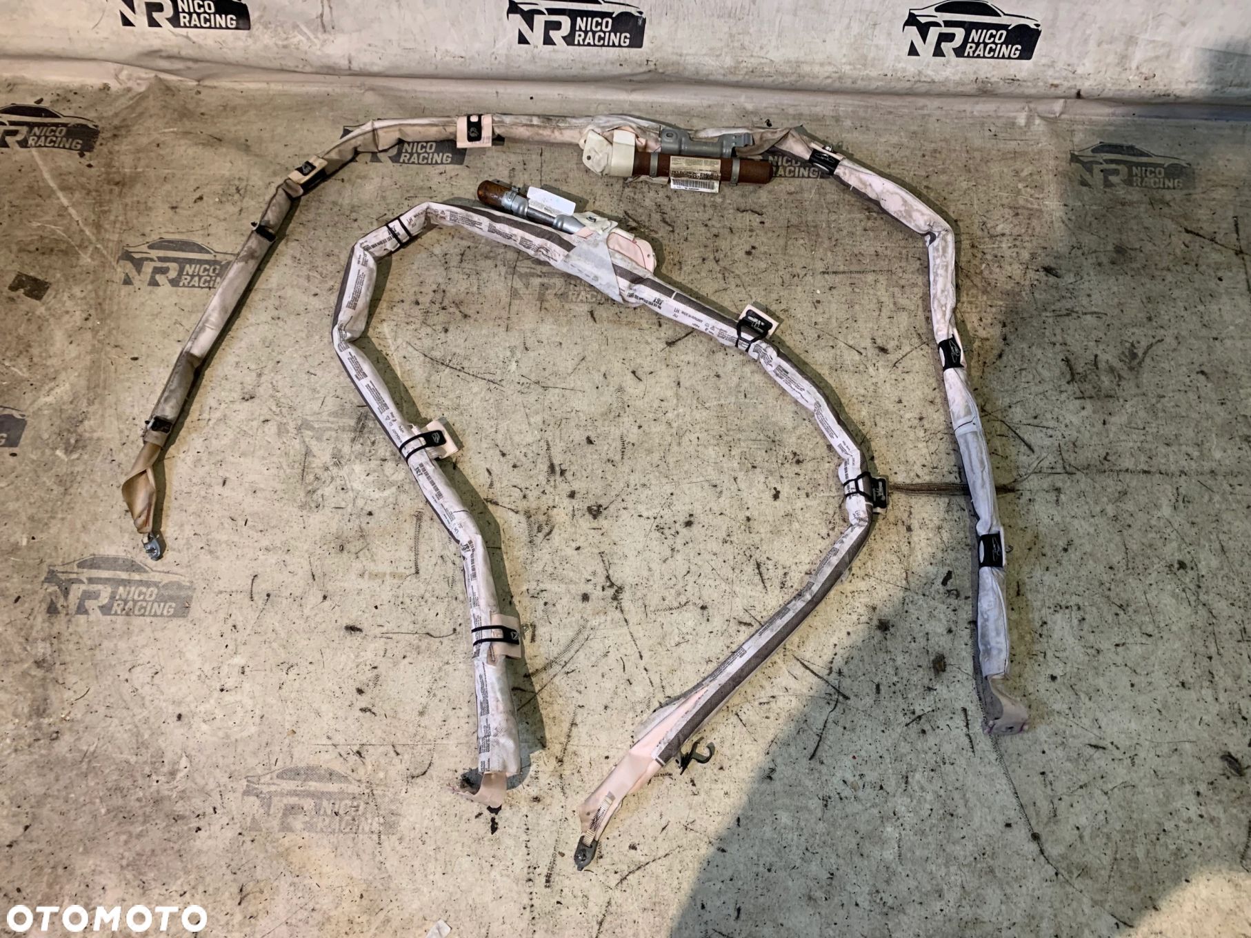 KURTYNA KURTYNY AIR BAG LEWA PRAWA AUDI A6 C8 KOMBI ORYGINALNE 4K9880741D 4K9880742D - 1