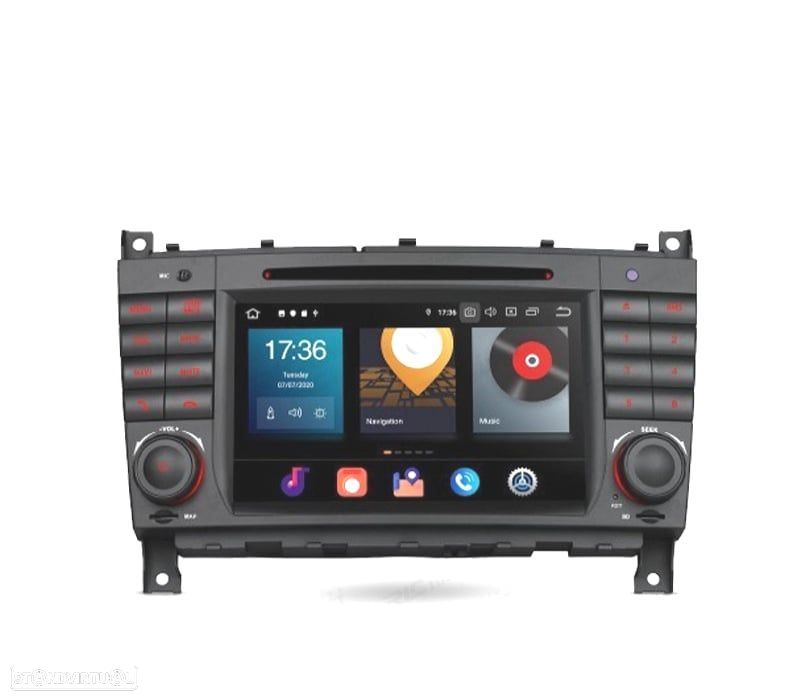 AUTO RADIO GPS MERCEDES CLASE G W463 06-08 C W203 04-07 CLK W209 ANDROID 13 - 1