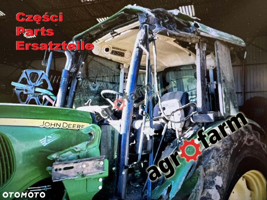 John Deere 5080M części, skrzynia biegów, silnik - 4