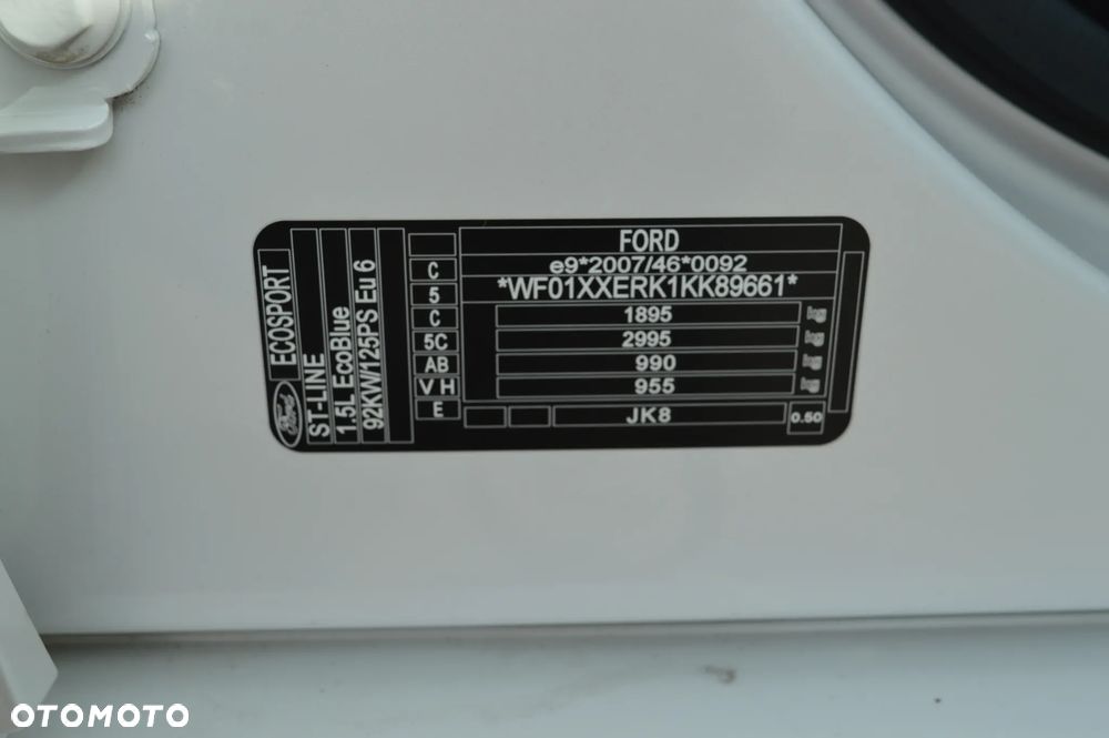 Ford EcoSport 1.5 EcoBlue AWD ST-Line Black ASS - 15