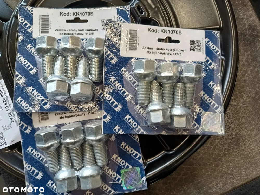 ŚRUBY SZPILKI DO BĘBNA PIASTY KULA M12x1,5mm 15szt - 1