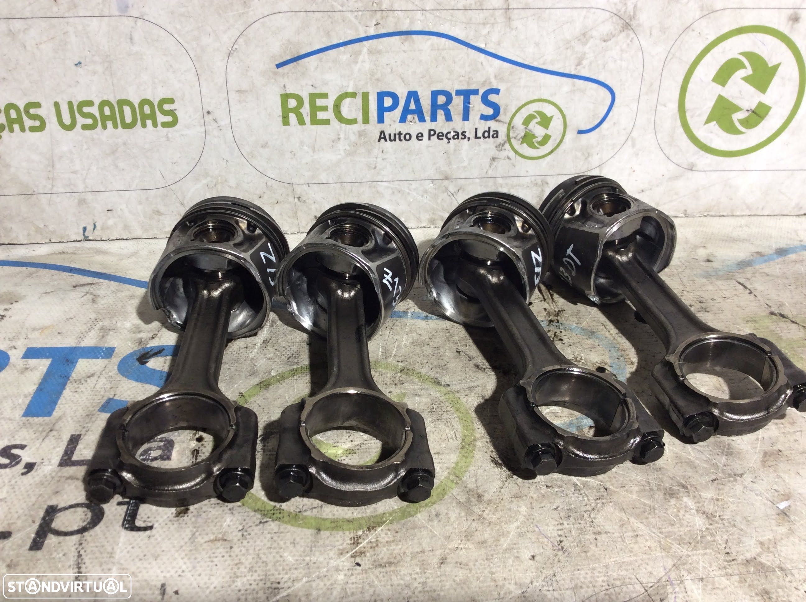 Pistons e Bielas Opel/Fiat 1.3 D - 1