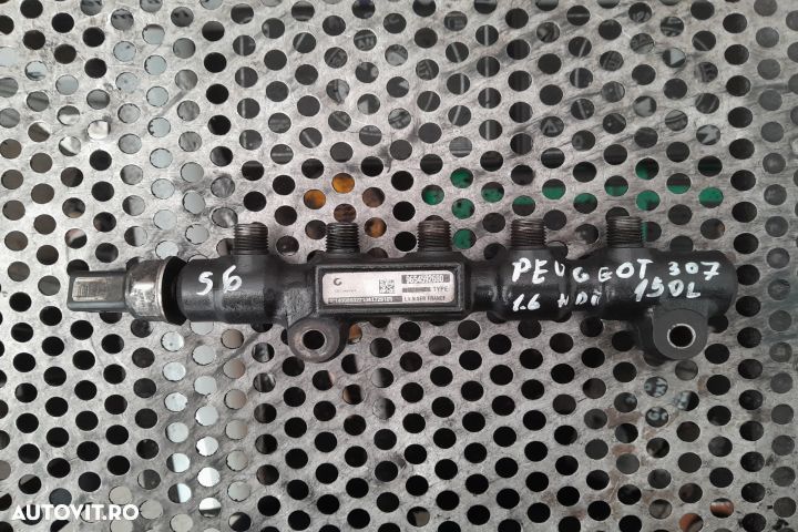 Rampa injectoare 1.6 HDI, 9654592680 Peugeot 307 1 [facelift] [2005 - - 1