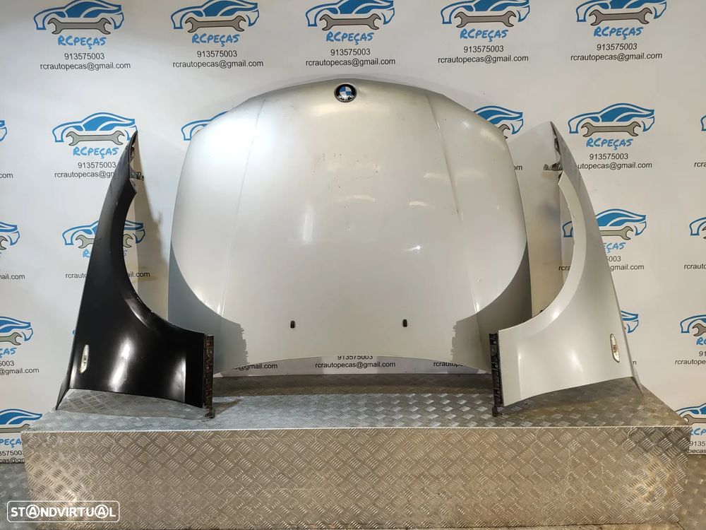 FRENTE COMPLETA BMW SERIE 1 E87 E81 LCI CAPOT PARACHOQUES SENSORES GUARDA-LAMAS OTICAS RADIADOR VENTILADOR FRENTE FIBRA REFORÇO - 8