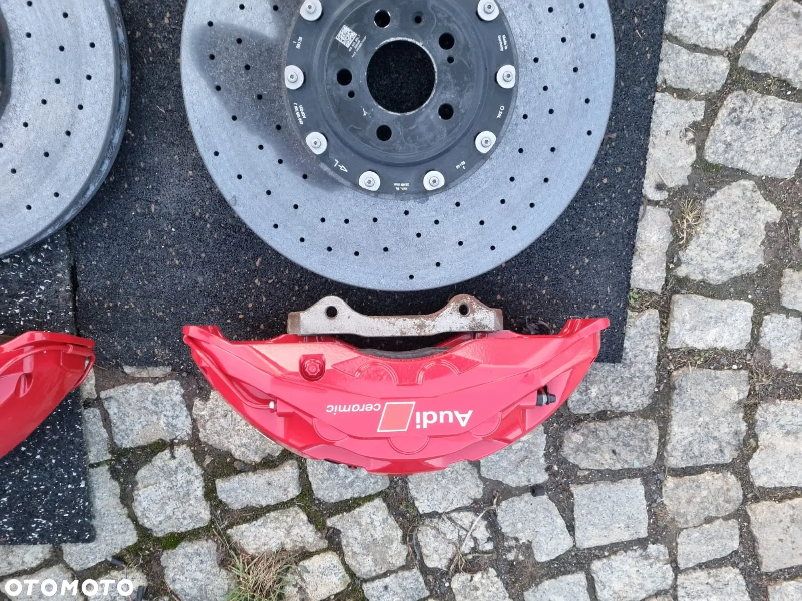 Hamulce ceramiczne komplet przód tył zacisk tarcza ceramika Audi Rs6 C8 - 14