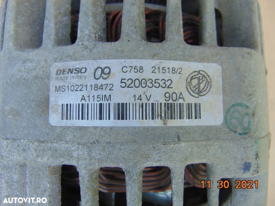 Alternator fiat tipo 1.4 2016-prezent Fiat 500 1.2 punto evo lancia co - 3