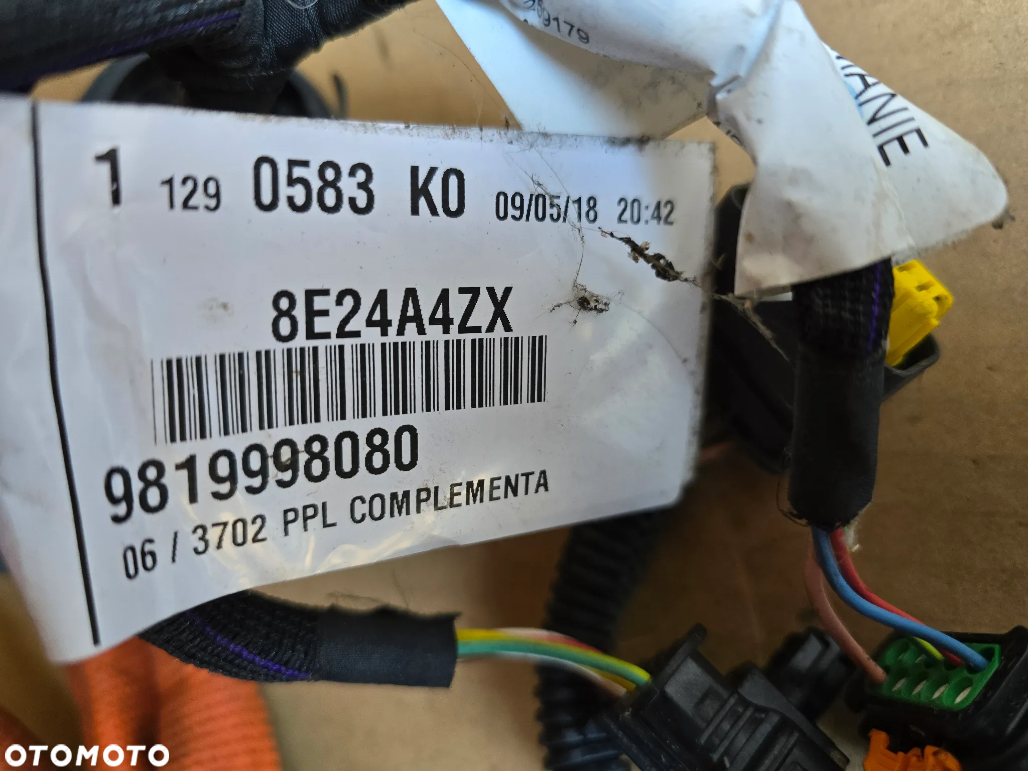 Toyota Proace Jumpy Spacetourer expert scudo traveller wiązka instalacja elektryczna zbiornika paliwa abs - 4