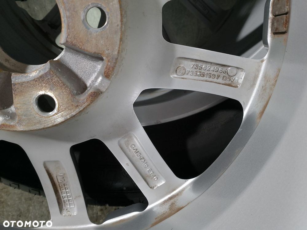 FELGI ALUMINIOWE KOMPLET 16 Z OPONAMI FIAT 500X 735624966  735651597 - 2