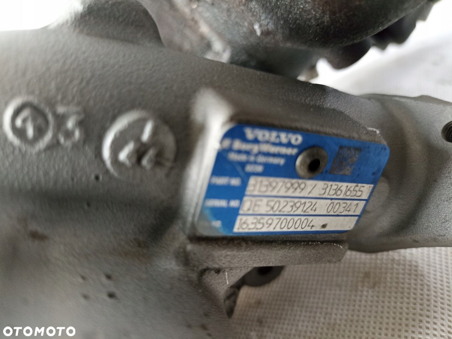 Volvo S80 V70 XC90 2.0 200 KM 10009700118 TURBINA - 5
